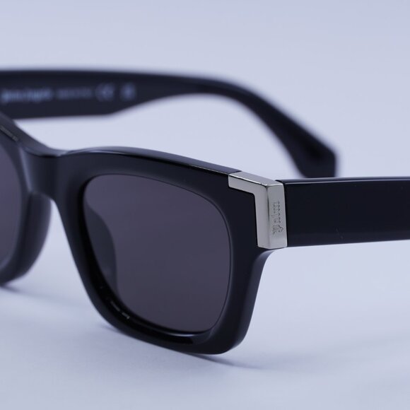 Palm Angels PERI101 WESTPORT 1007 Sunglasses Black Cat Eye Frame, Grey Lenses - Picture 2 of 9